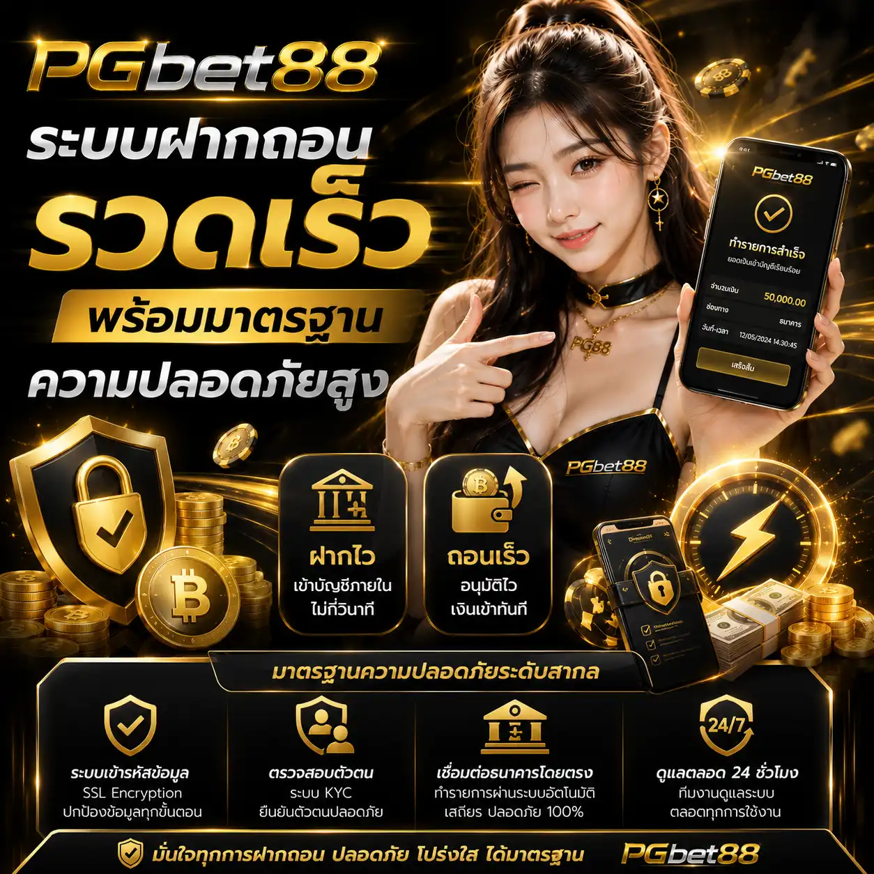 pgbet88 ระบบฝากถอนรวดเร็ว พร้อมมาตรฐานความปลอดภัยสูง